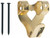 PICTURE HOOKS TWIN BRASSED 100 PACK - MonkeyTools PICTURE HOOKS TWIN BRASSED 100 PACK - MonkeyTools
