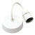 BRITISH GENERAL 6" PENDANT SET LIGHT FITTING BC WHITE 3" 5 PACK - MonkeyTools