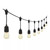 4LITE FESTOON 10M OUTDOOR LED IP44 LIGHTING 20W 165LM - MonkeyTools