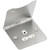 KNIGHTSBRIDGE FPR7UBCW 13A 1-GANG UNSWITCHED FLOOR SOCKET BRUSHED CHROME WITH WHITE INSERTS - MonkeyTools