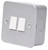 10AX 2-GANG 2-WAY METAL CLAD SWITCH WITH WHITE INSERTS - MonkeyTools