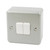 10AX 2-GANG 2-WAY METAL CLAD SWITCH WITH WHITE INSERTS - MonkeyTools