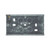 APPLEBY 2-GANG GALVANISED STEEL BACK BOX 47MM - MonkeyTools