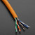 EXCEL COPPER CAT5E NETWORK CABLE U/UTP LOW SMOKE LSOH EUROCLASS DCA 305M ORANGE - MonkeyTools