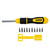 STANLEY 0-68-010 MULTI BIT RATCHET SCREWDRIVER X10 PCS - MonkeyTools
