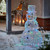 Acrylic LED Snowman Multicolour 3D Outdoor Christmas Light Decoration - 75cm - MonkeyTools
