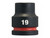SOCKET IMPACT HEXAGONAL 3/4” METRIC SIZE: 19MM SHORT I - MonkeyTools