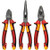Milwaukee 4932464575 VDE Pliers 3pc Set Diagonal Cutter, Nose Plier, Combi Plier - MonkeyTools