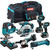 Makita 18V 6 Piece Tool Kit with 3 x 5.0Ah Batteries & Charger T4TKIT-3663 - MonkeyTools