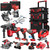 Milwaukee 18V Fuel Brushless 9 Piece Power Tool Kit With 2 x 5.0Ah Battery Charger & Trolley Toolbox - MonkeyTools