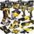 Dewalt 10 Piece 18V Li-ion Kit 4 x 5.0Ah Batteries & 2 x Charger DEW-KIT4M - MonkeyTools