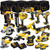 Dewalt 18V 12 Piece Power Tool Kit with 4 x 5.0Ah Batteries T4TKIT-848 - MonkeyTools