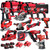 Milwaukee 18V 14 Piece Power Tool Kit with 5 x 5.0Ah Batteries T4TM-50 - MonkeyTools