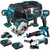 Makita 18V 6 Piece Tool Kit 3 x 5.0Ah Batteries & Charger T4TKIT-3424 - MonkeyTools