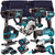 Makita 18V 8 Piece Tool Kit  3 x 5.0Ah Batteries & Charger T4TKIT-4344 Makita 18V 8 Piece Tool Kit  3 x 5.0Ah Batteries & Charger T4TKIT-4344