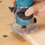 Makita DRT52Z 18V LXT Brushless 1/4" Router Trimmer with 12 Piece Cutter Set Makita DRT52Z 18V LXT Brushless 1/4" Router Trimmer with 12 Piece Cutter Set
