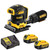 Dewalt DCW200N 18V Brushless 1/4 Sheet Palm Sander 2 x 4.0Ah Batteries & Charger - MonkeyTools