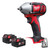 Milwaukee M18BIW38-0 18V 3/8" Compact Impact Wrench with 2 x 5.0Ah Batteries Milwaukee M18BIW38-0 18V 3/8" Compact Impact Wrench with 2 x 5.0Ah Batteries