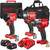 Milwaukee 18V 3 Piece Power Tool Kit with 2 x 5.0Ah Batteries T4TKITM-108 - MonkeyTools