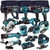 Makita 11 Piece Power Tool Kit 18V LXT 4 x 5.0Ah Batteries T4TKIT-261 - MonkeyTools