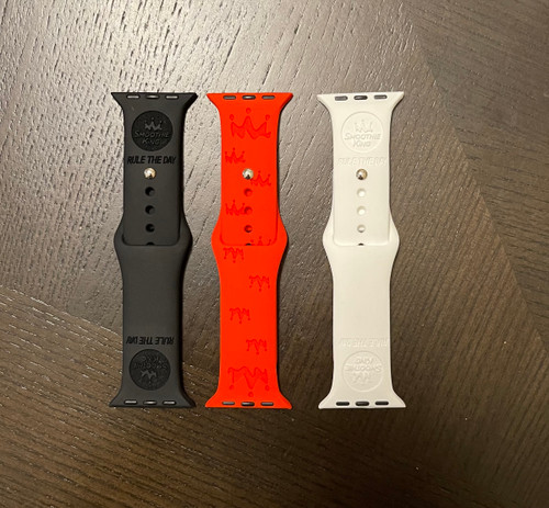 Custom Laser Engraved Silicone Smart Watch Band