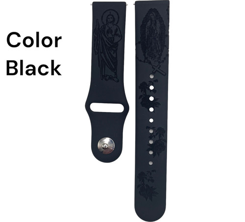 Custom Laser Engraved Silicone Smart Watch Band
