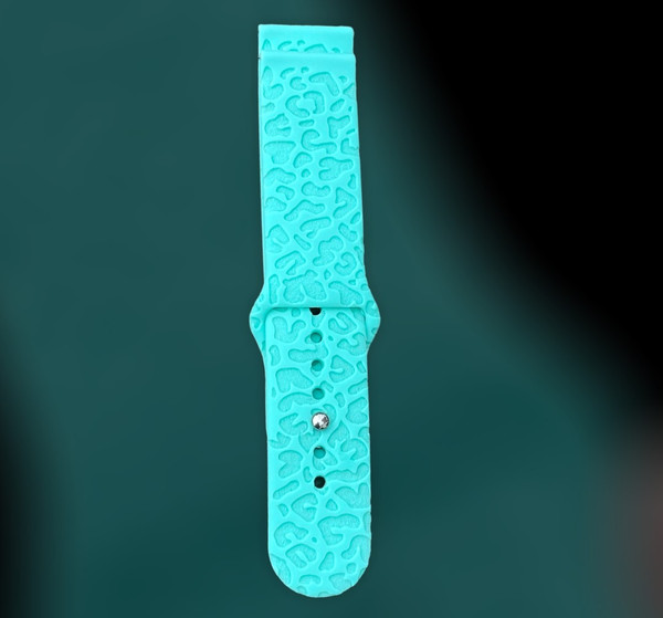Silicone Custom Laser Engraved Samsung Watch Band