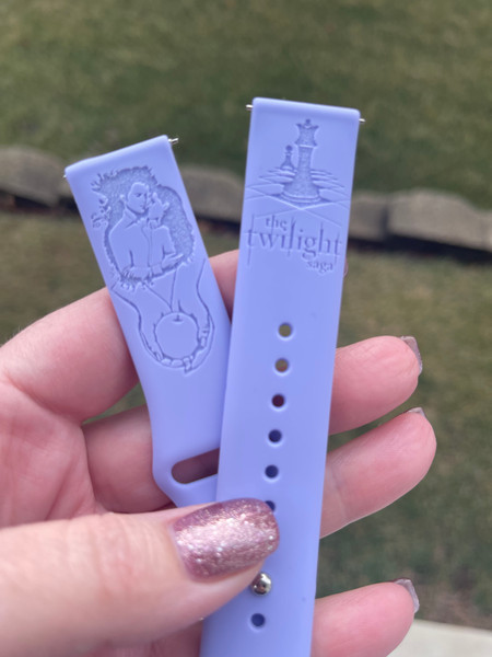 Custom Laser Engraved Silicone Smart Watch Band