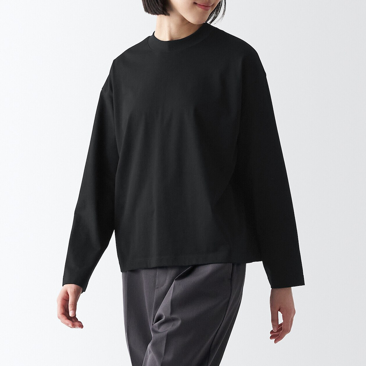 Camiseta de manga larga para mujer, 100 % algodón cepillado/forro polar,  fabricada con orgullo en Italia.