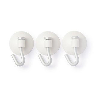 Gancho de aluminio con ventosa (pack de 3)