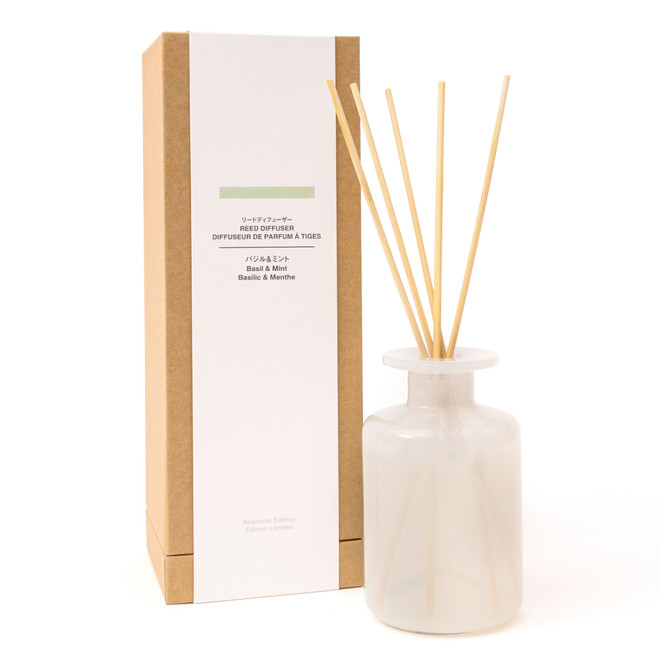 Difusor de varillas de albahaca y menta - 175 ml