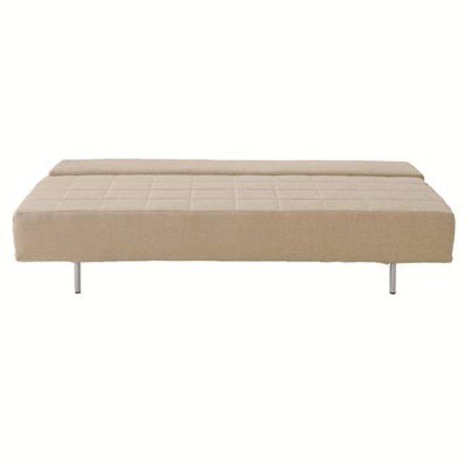 Sofá cama abatible de lino