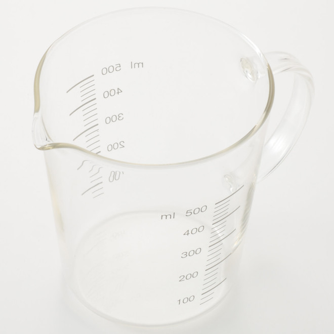 Jarra de vidrio termorresistente 500ml