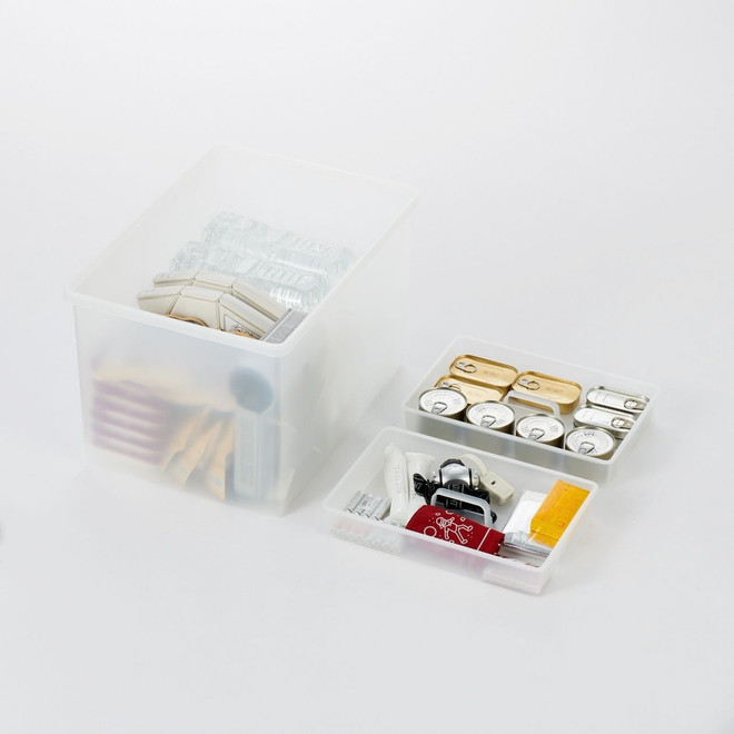 Caja de almacenamiento abierta en PP ‐ 50.5cm  L