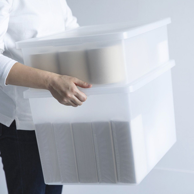 Caja de almacenamiento abierta en PP ‐ 50.5cm  L