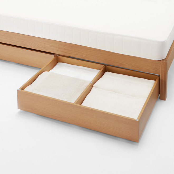 Cajón de almacenaje para cama de roble