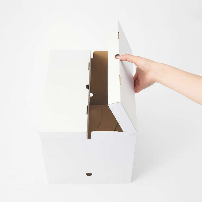 Caja de cartón con tapa