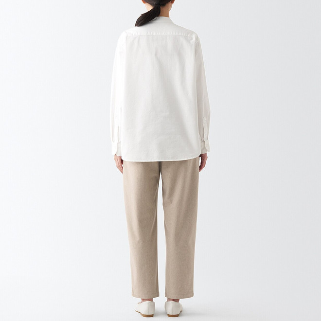 Pantalón de pata ancha hecho de mezcla de poliéster