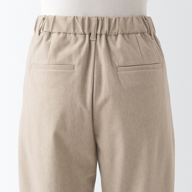 Pantalón de pata ancha hecho de mezcla de poliéster