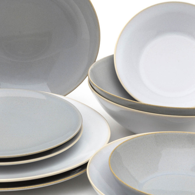 Plato auxiliar de gres (Gris)