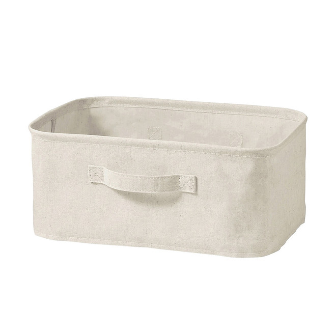 Caja de almacenamiento blanda Rectangular, 37x26x16cm