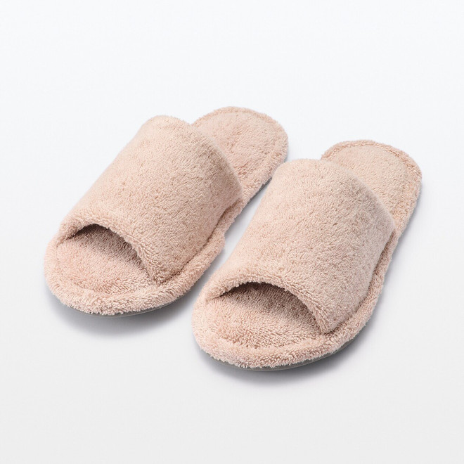 Chanclas cómodas de algodón con punta abierta