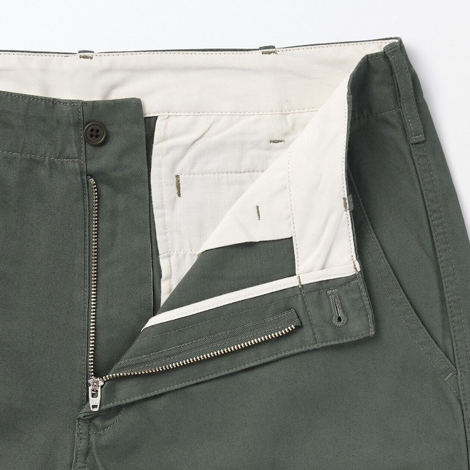 Pantalón chino de corte regular de algodón (76cm).