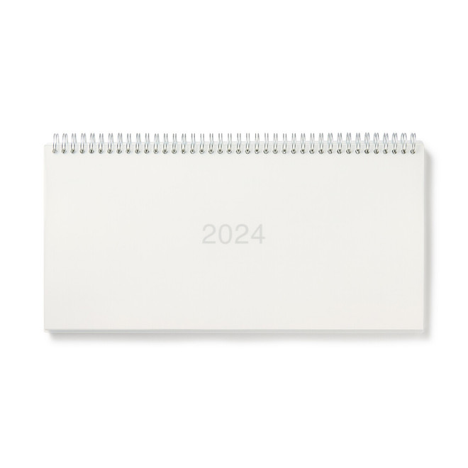 Planificador semanal de escritorio de 2024‐ Inicio en lunes