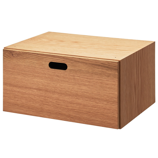 Cajonera apilable de 1 cajón (Roble)