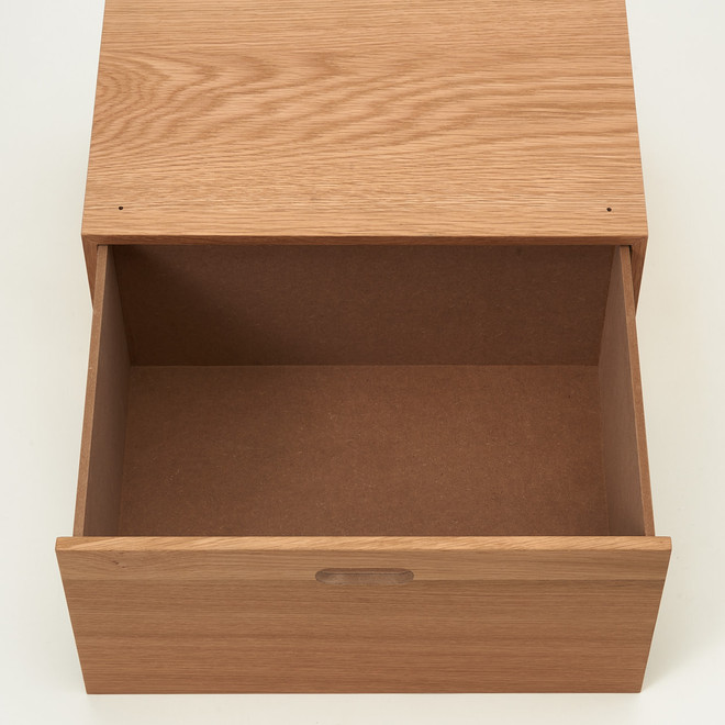 Cajonera apilable de 1 cajón (Roble)