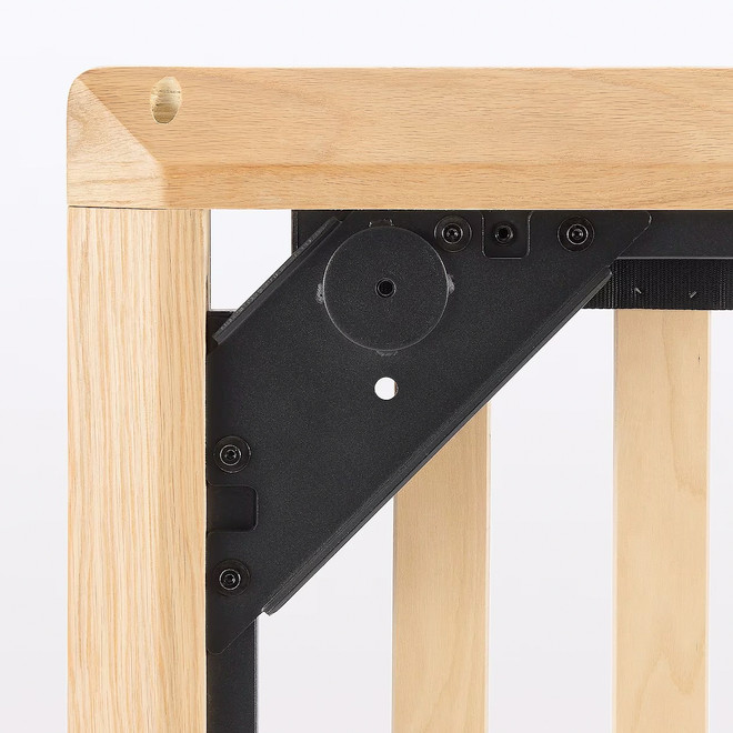 Cama de roble con plataforma Doble