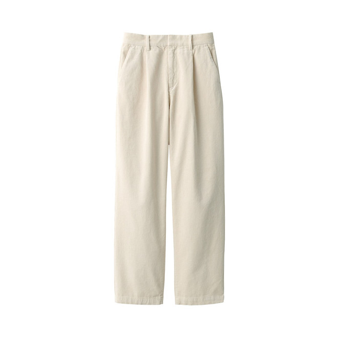 Pantalones de pana para mujer en mezcla de kapok