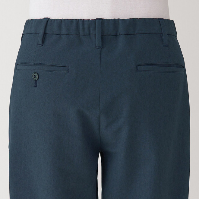 Pantalones elásticos con forro polar para hombre