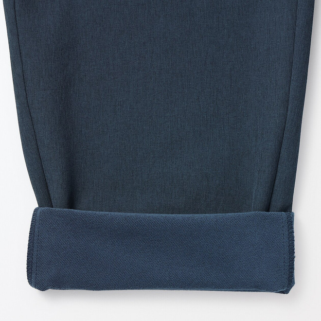 Pantalones elásticos con forro polar para hombre